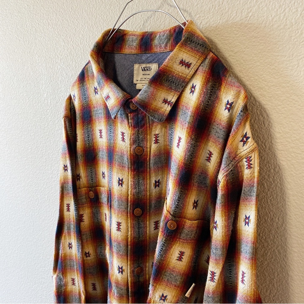 VANS Front Buttons Shirt Men’s size M western